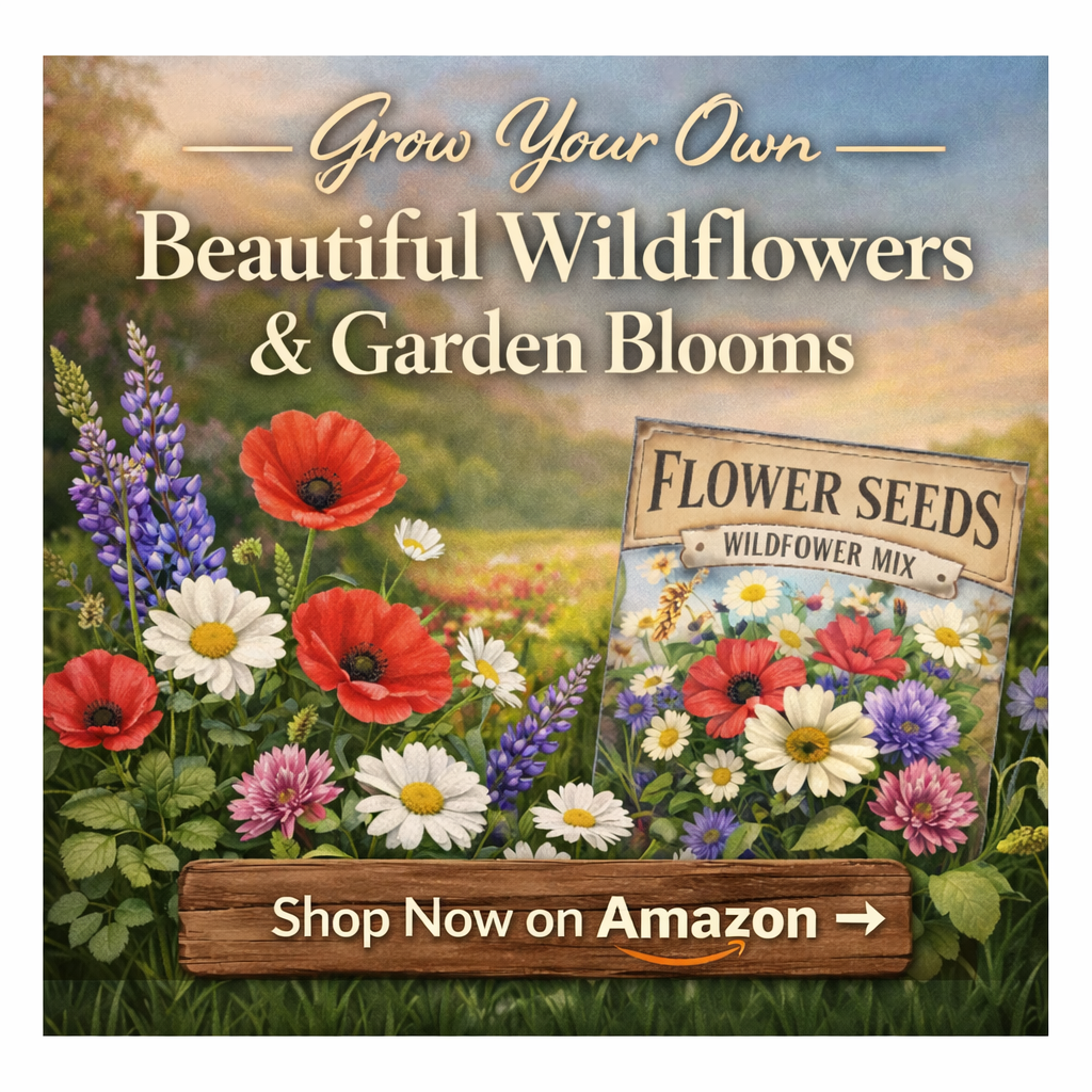 Grow your own beautiful wildflowers and garden blooms. Shop now on Amazon.