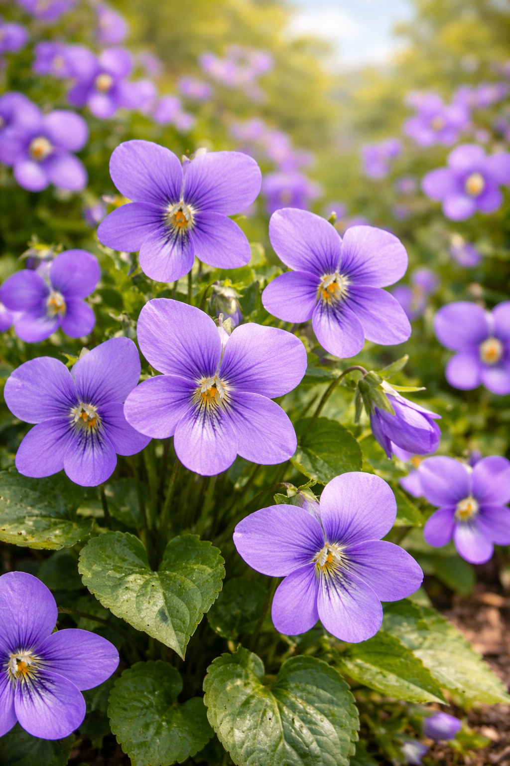 Wild Blue Phlox in Illinois