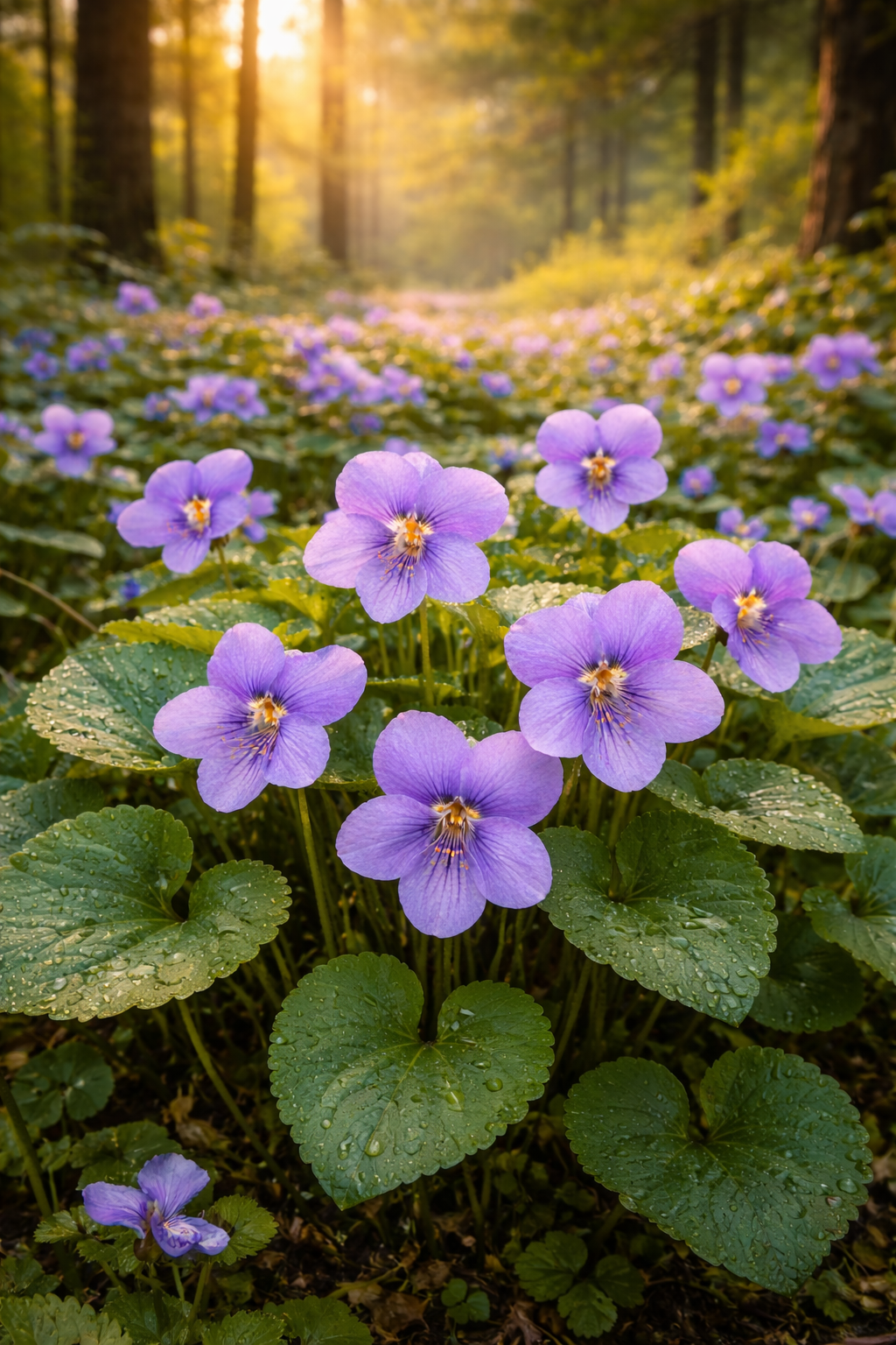 Wood Violet in Wisconsin